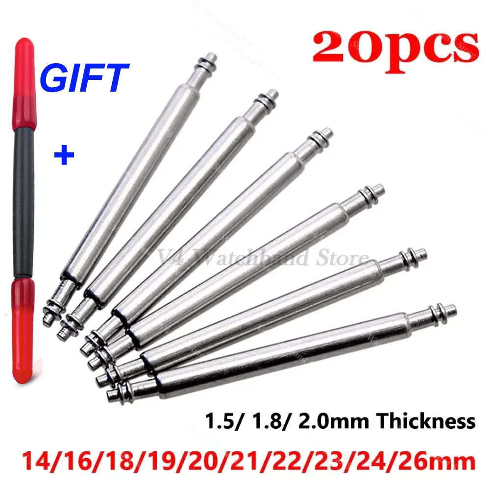 Spring Bar Tool Set - 20 Stück Federstifte für Uhrenarmbänder, 1,5