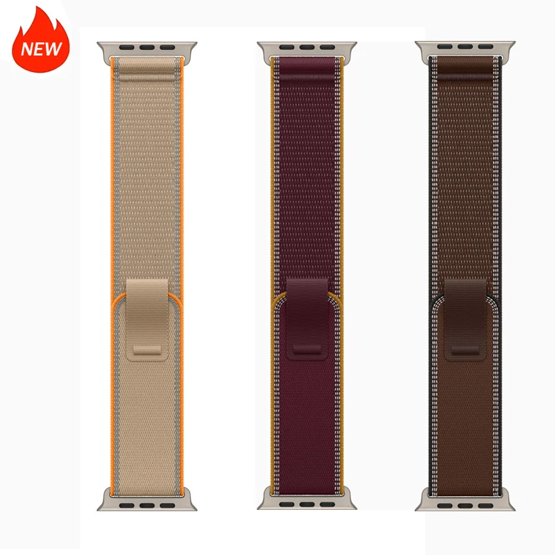 Sport Loop Velcro - Alpine Loop NEUES Burgunderfarbenes Nylonarmband für