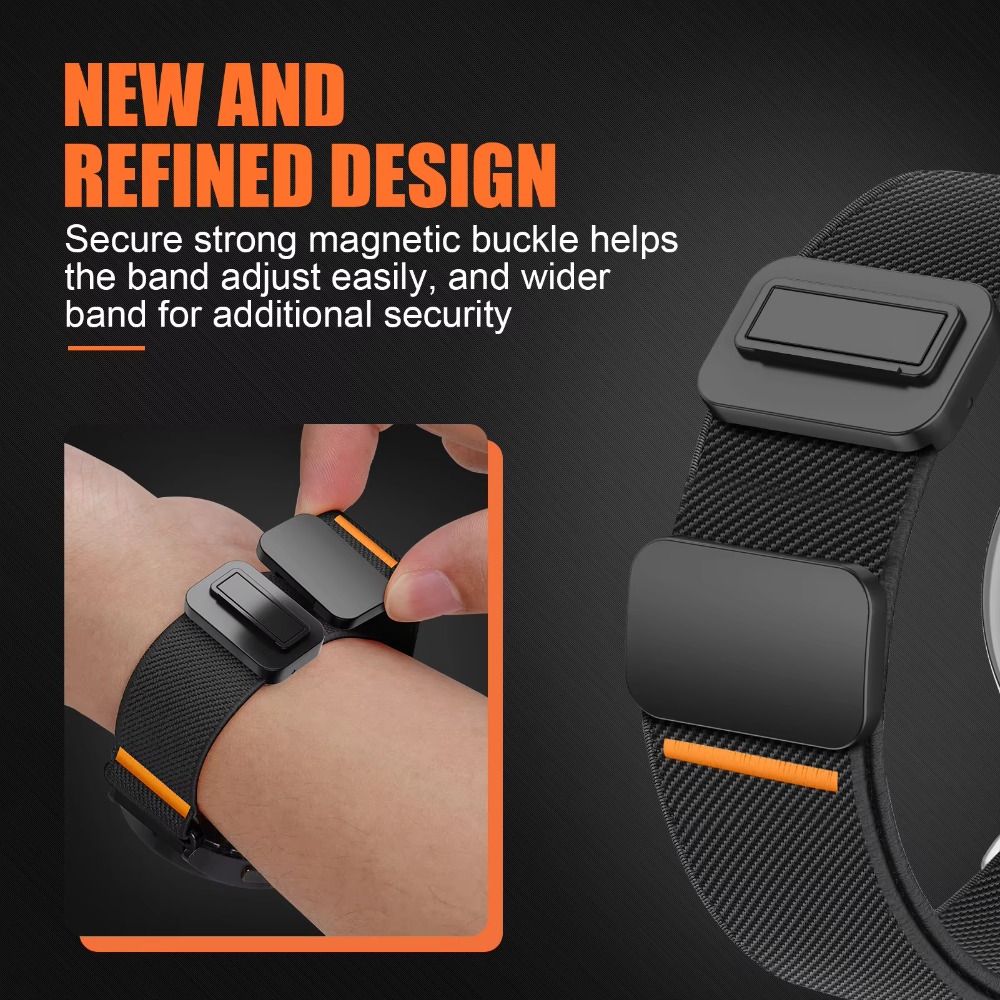 Magnetisches Nylonarmband für  – Parachute Strap Elastic Bewertung und Preis