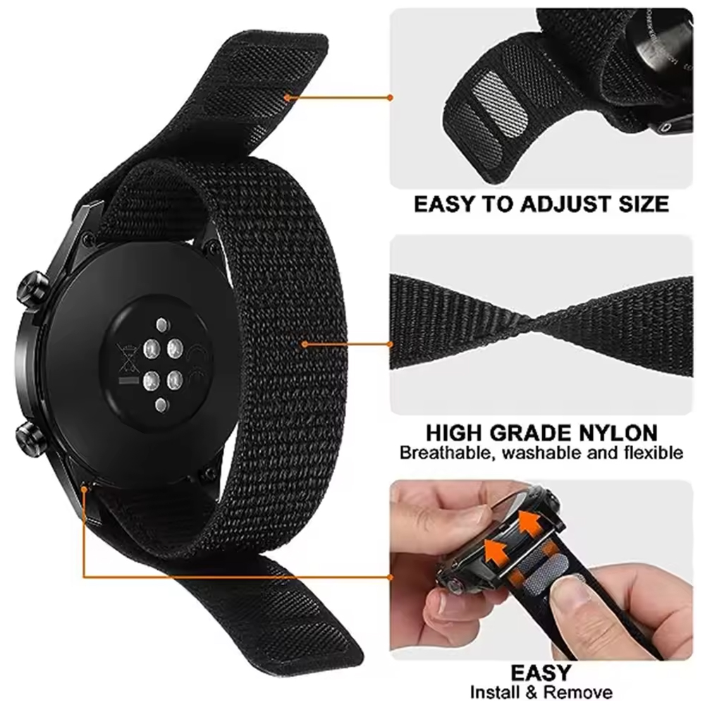 26 22mm Klettverschluss Nylon  – Sport Loop Velcro Bewertung und Preis