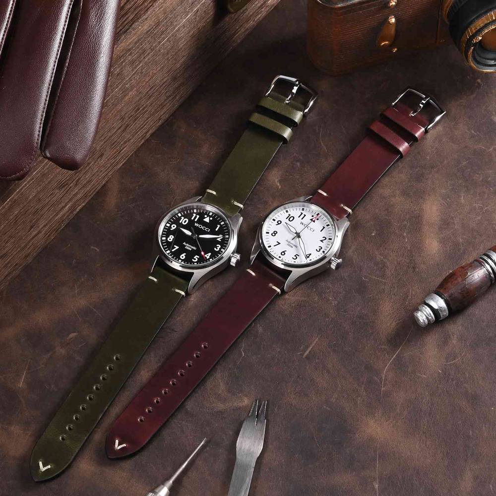 Wocci Öl Wachs Leder Uhren arm – Suede Strap Watch Bewertung und Preis